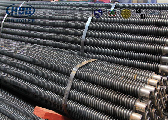 Ống vây nồi hơi bằng thép carbon 15mm Bộ tiết kiệm xoắn ốc để trao đổi nhiệt