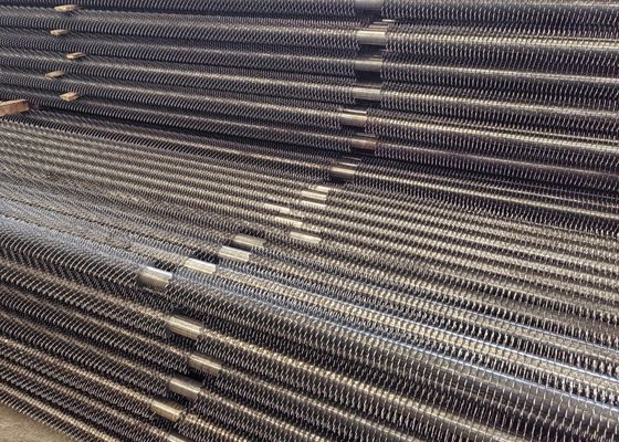 Chuỗi trao đổi nhiệt hình xoắn ốc có vây không may Corten Steel Fin Tube For Economizer