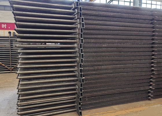 Chuỗi trao đổi nhiệt hình xoắn ốc có vây không may Corten Steel Fin Tube For Economizer