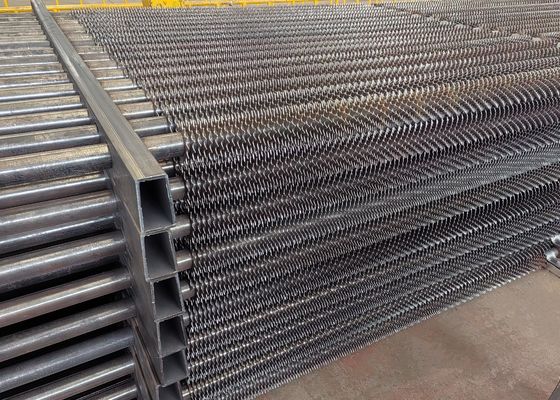 Chuỗi trao đổi nhiệt hình xoắn ốc có vây không may Corten Steel Fin Tube For Economizer