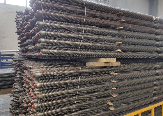 Làn ống cánh xoắn ốc cao hiệu quả cao tần số hàn cho nồi hơi nhà máy điện