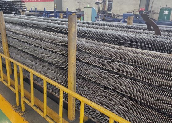 Làn ống cánh xoắn ốc cao hiệu quả cao tần số hàn cho nồi hơi nhà máy điện