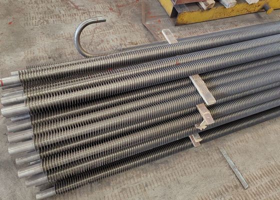 Đồng hợp kim hoặc thép carbon nồi hơi Spiral Fin ống cho môi trường nhiệt độ cao