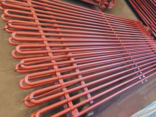 Bụi serpentine cho bộ trao đổi nhiệt và siêu nóng trong nồi hơi phục hồi nhiệt thải với kiểm tra thủy tĩnh 100%