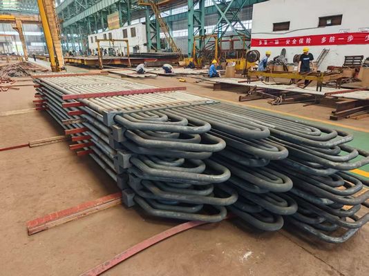 Bụi serpentine cuộn Economizer áp suất cao chứng nhận ASME cho nồi hơi công nghiệp
