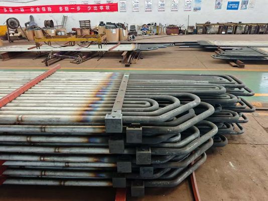Bụi serpentine cuộn Economizer áp suất cao chứng nhận ASME cho nồi hơi công nghiệp