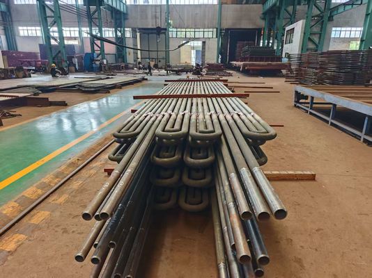 Bụi serpentine cuộn Economizer áp suất cao chứng nhận ASME cho nồi hơi công nghiệp