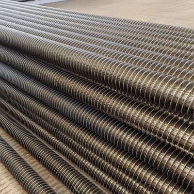 High-Efficiency SA213 Stainless Steel Boiler Serrated Spiral Fin Tube with High Heat Transfer and Compact Structure