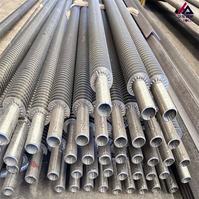 Bộ trao đổi nhiệt ống vây xoắn ốc có răng cưa bằng thép không gỉ chống tro