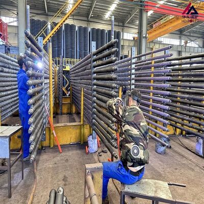 Bộ trao đổi nhiệt ống vây xoắn ốc có răng cưa bằng thép không gỉ chống tro