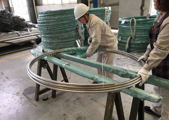 Nồi hơi ống không gỉ liền mạch ASTM A269 TP316L SUS316L 1.4404 31,75 * 1,65 * 11800MM