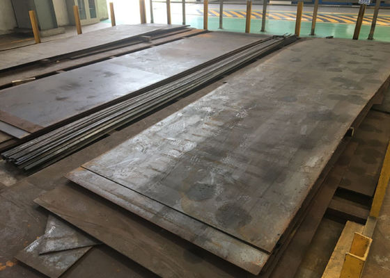 Thép cán nguội cán nóng tấm thép hợp kim Bề mặt đen được gia công cho tàu