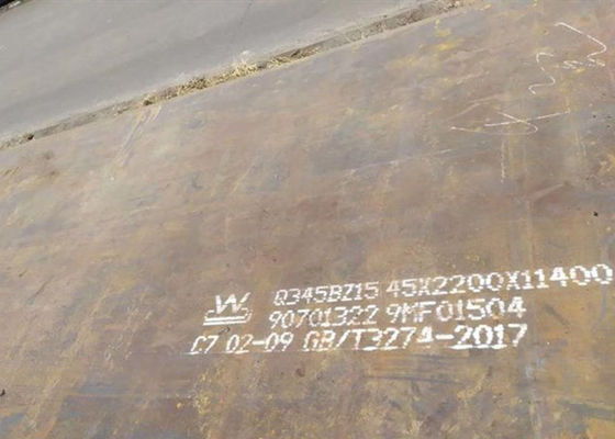 Nồi hơi cán nóng hợp kim tấm thép tấm 16mn Q345b Cấu trúc hợp kim thấp mangan