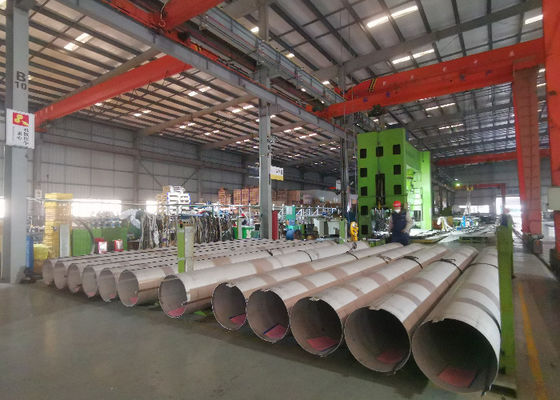 Ống hàn thép không gỉ OD2500mm 310S với hàn uốn