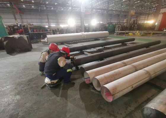405mm ERW Ống hàn thép không gỉ được ngâm cho bộ quá nhiệt