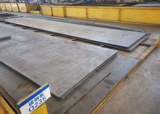 ASME HR Q235 A36 Tấm thép tấm carbon Độ dày 10.00mm