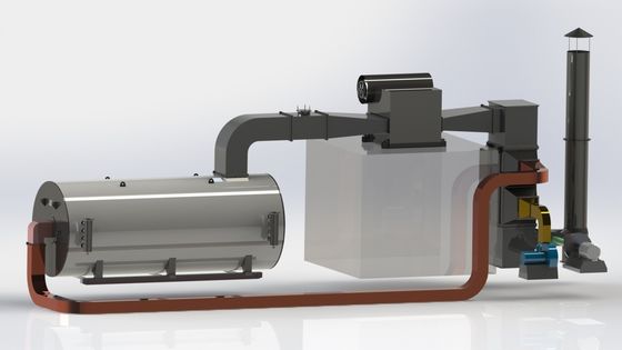Hệ thống tuần hoàn khí thải 1.6MPa Lò hơi mang nhiệt hữu cơ