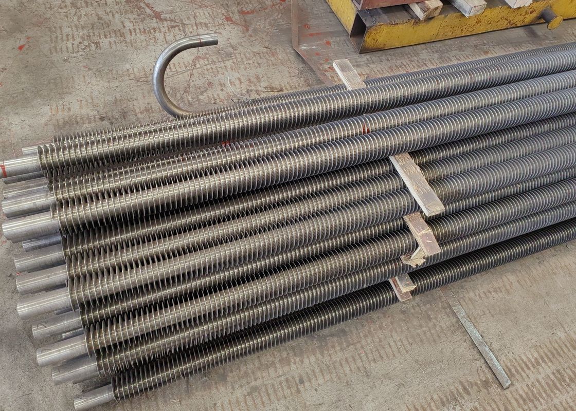 Đồng hợp kim hoặc thép carbon nồi hơi Spiral Fin ống cho môi trường nhiệt độ cao